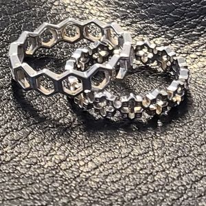 Mason Birks Stackable Sterling Silver Rings